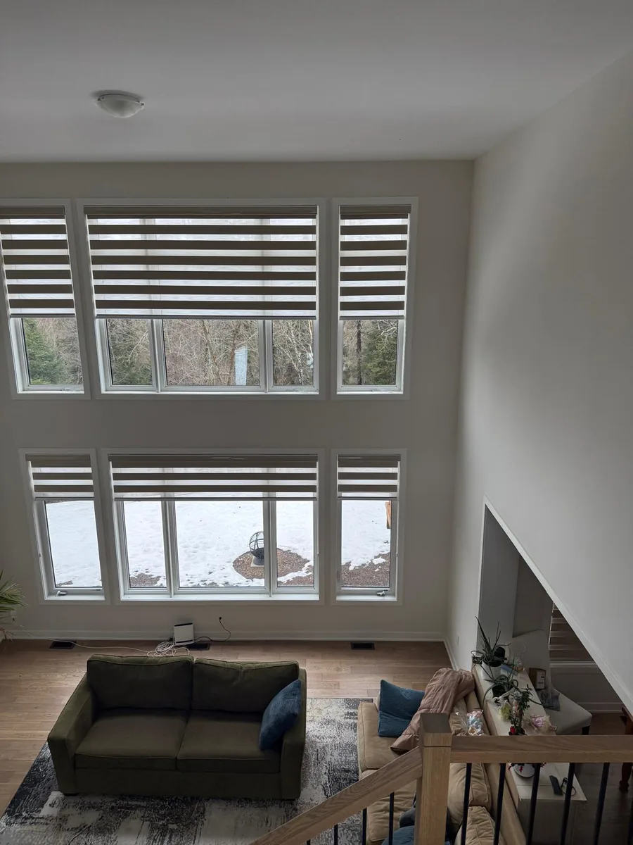 Custom blinds, shades, shutters, and drapery installed for Pickering and GTA homes