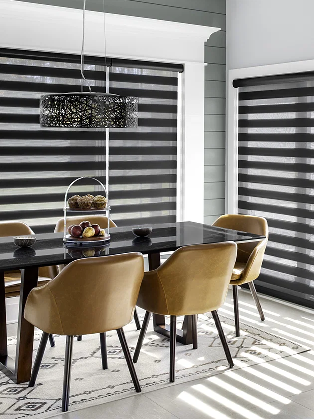 Zebra shades for modern Toronto window coverings
